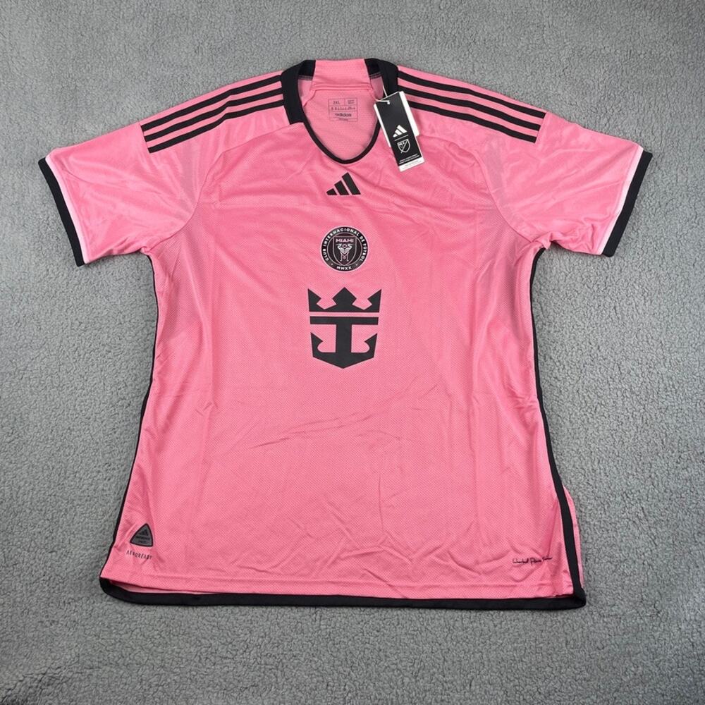 Inter Miami CF Men's Adidas XX-Large Pink Black Aeroready Home Authentic Jersey